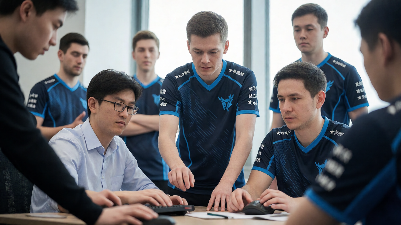 Natus Vincere CS:GO战队选手合影