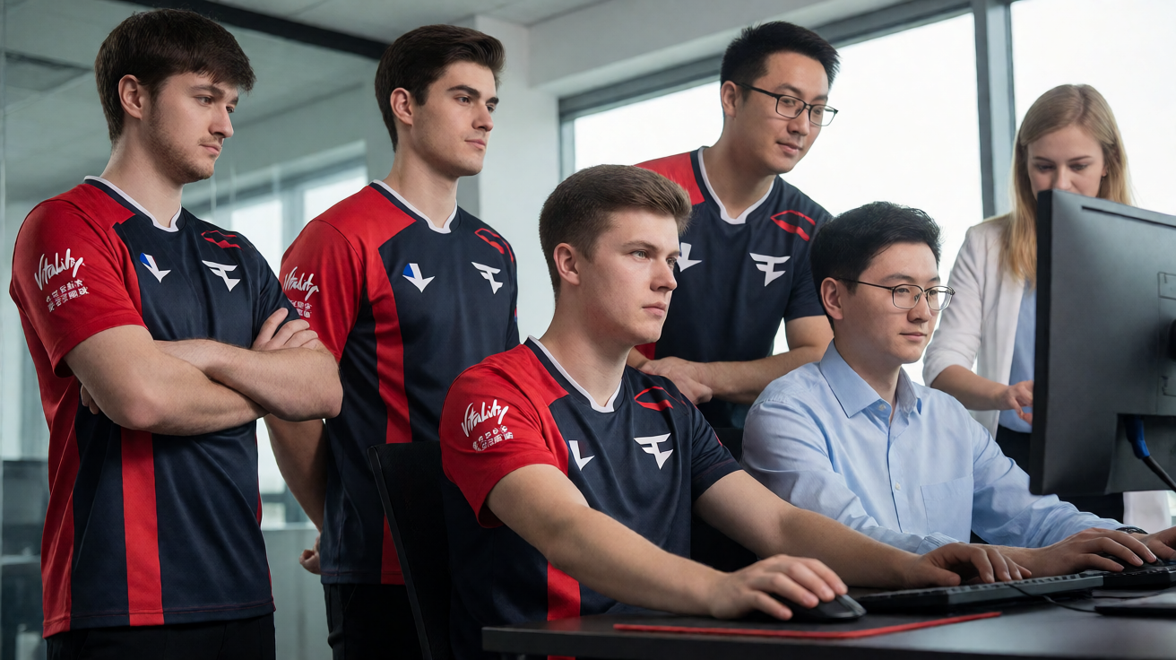 Vitality CS:GO战队选手合影
